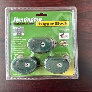 Remington 3 Pack Trigger Block Firearm Gun Locks Keep Weapons Safe 16599 NEW